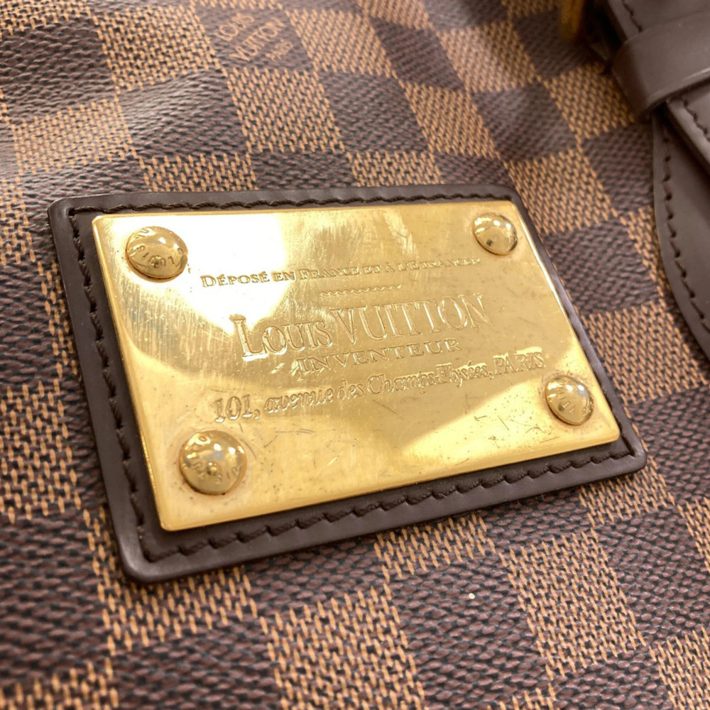 LOUIS VUITTON Brown Damier Canvas Tote Bag - Picture 12 of 16